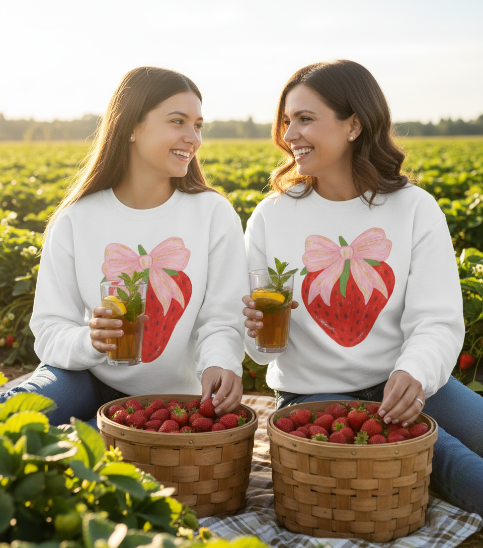 Strawberry Coquette Meets Tees/Sweatshirts