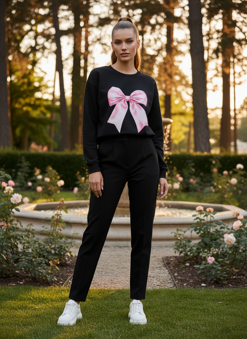 “Pink Shiny Bow”