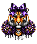 "Bleeding Purple & Gold TIGER"
