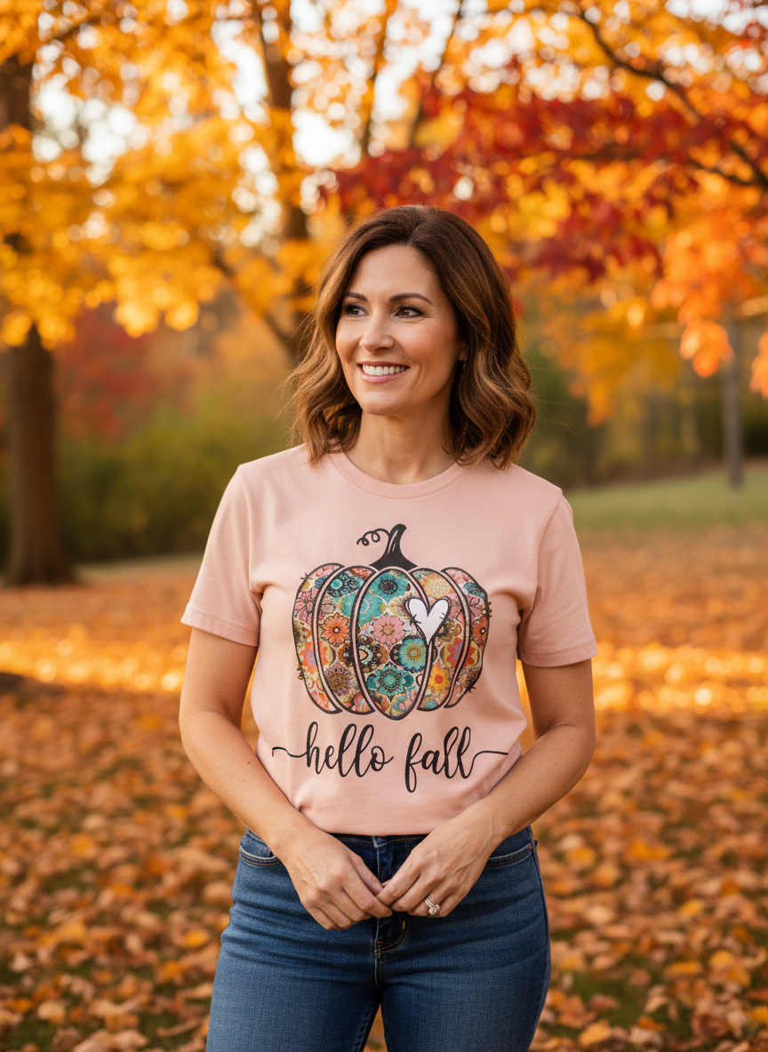 "Hello Fall Pumpkin"