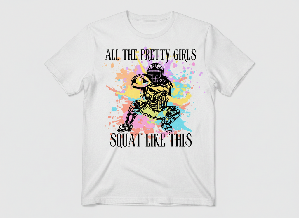 "All the pretty girls squat like this"