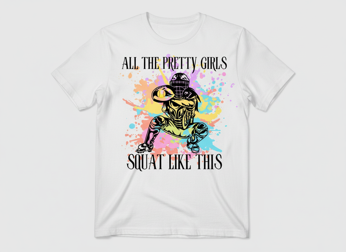 "All the pretty girls squat like this"