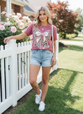 "Preppy Leopard & Pink Bow"