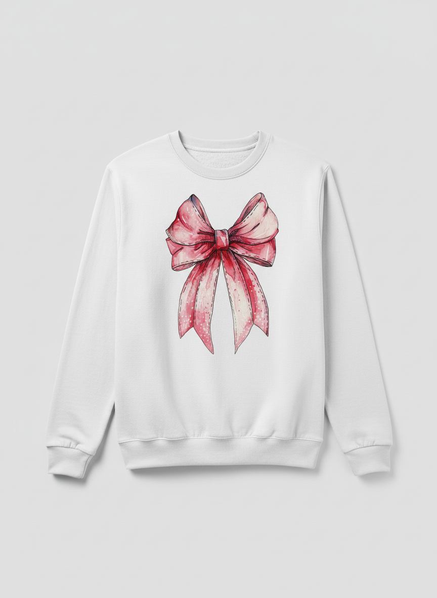 "Pink & Red Coquette Bow"